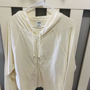 PINK Victoria's Secret Cream Hoodie